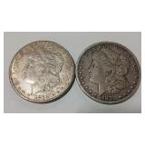 1878 S & 1879 S MORGAN DOLLARS