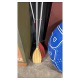 3 METAL AND PLASTIC OARS