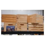6 - WOOD STORAGE CRATES