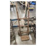 CAST IRON/ WOOD INDUSTRIAL HAND TRUCK