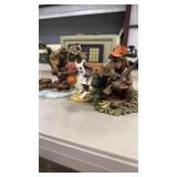 3 COLLECTIBLE MOOSE FIGURINES