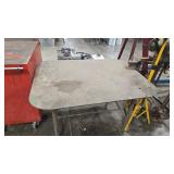 3' X 4' METAL FAB TABLE 30' HEIGHT