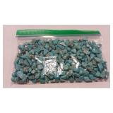 200 G TURQUOISE TUMBLED STONES