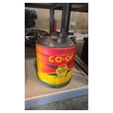CO-OP GALVANIZED SAE 90 GEAR LUBE CAN