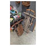 2 - VTG WOOD SLESD INCL SPEEDWAY