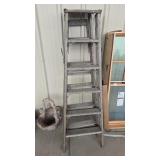 2 WOOD 6' LADDERS