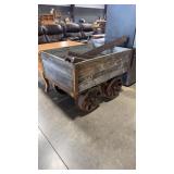 DILLON MT RAILROAD ANTQ ORE CAR & RAIL SECTION