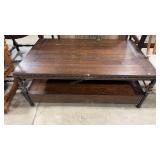WOOD & METAL COCKTAIL TABLE