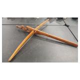 PRIMATIVE WOOD CROSS BOW