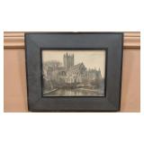 WELLS CATHEDRAL FRAMED PRINT