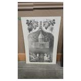 TODD EVANS ORIGINAL GRAPHITE ART 1980