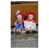 RAGGEDY ANN & ANDY VTG DOLLS