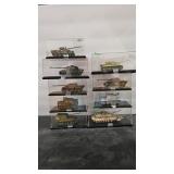 DIE CAST MILITARY VEHICLES & CASES