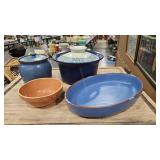 FLAMEWARE DANSK & VTG POTTERY ASSORTMENT