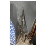 GROUP OF FISHING POLES