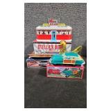3 TIN TOYS & STELLAS DINER KITCHEN ORGANIZER