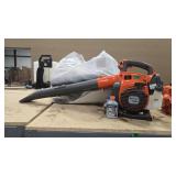 HUSQVARNA 125B7 LEAF BLOWER W/ ACCESSORIES AND OIL