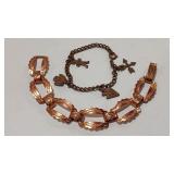 COPPER NATIVE AMERICAN THEME BRACELETS