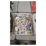 2 BOXES OF ASSORTED BASEBALL, FOOTBALL AND BASKET