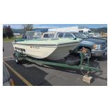 1968 STARCRAFT BOAT W/ MERCURY 90 HP AND TRAILER
