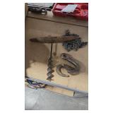 CHAINS, HOOKS AND DRILL BIT