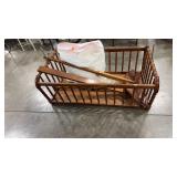 WOOD CRADLE