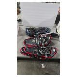 3 SETS OF ATLAS SNOWSHOES WITH BAGS