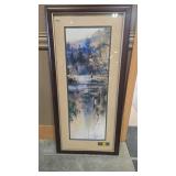 BRENT HEIGHTON FRAMED PRINT W/ FISHING FLY