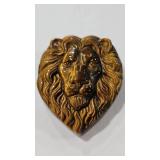 1.27 OZ TIGER EYE LION CARVING