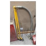 2 HEAVY EQUIPMENT HYDRAULIC LINES WITH HOSE