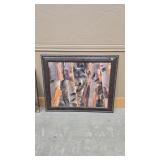 FRAMED TEXTURED PRINT