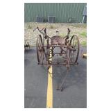 ANTIQUE HORSE DRAWN RIDING CULTIVATOR