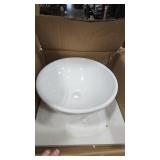 CERAMIC CIRCULAR BATH SINK NIB