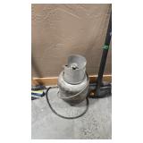 PROPANE TANK WITH BURNING TORCH