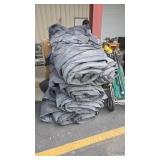 5 LARGE CONCRETE BLANKETS