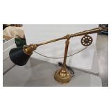 BRASS FISHING THEME DESK LAMP