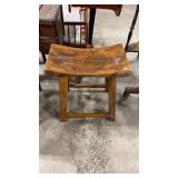 RUSTIC WOOD STOOL