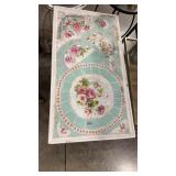 SHABBY CHIC PAINTED TILE TOP TABLE
