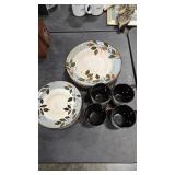 PFALTZGRAFF 'RUSTIC LEAVES'SERVICE FOR  4