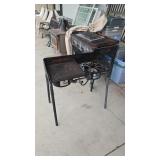 2 BURNER PROPANE GRIDDLE STOVE