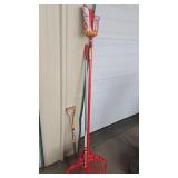 NEW RAKE, SHOVEL AND APPLE POLE PICKER