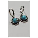 925 TURQUOISE COLOR EARRINGS