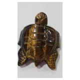 1.41 OZ TIGER EYE TURTLE CARVING