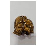 2.12 OZ TIGER EYE ELEPHANT CARVING