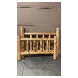 LOG FULL HEADBOARD & FOOTBOARD
