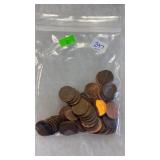 50 WHEAT PENNIES