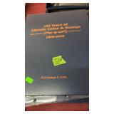 ALBUM W/ 100 YEARS OF LINCOLN COIN & STAMPS
