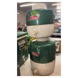 2 VINTAGE COLEMAN COOLER JUGS