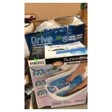 HOMEDICS FOOT MASSAGER & DRIVE TOILET RISER