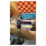 GROUP OF KIDS BOOKS AND CAMRON BOARD